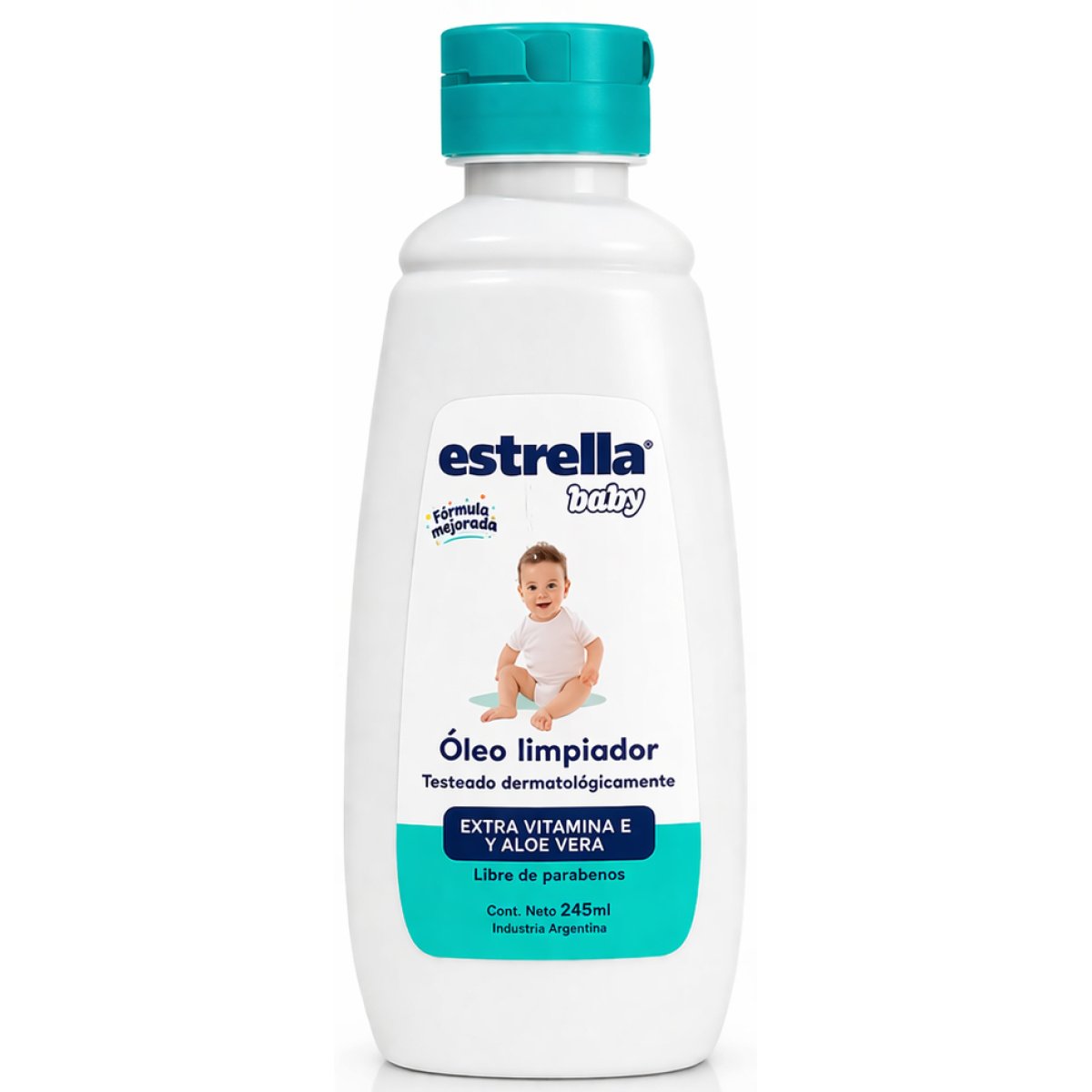 Óleo bebés Estrella 245 ml - Verde agua
