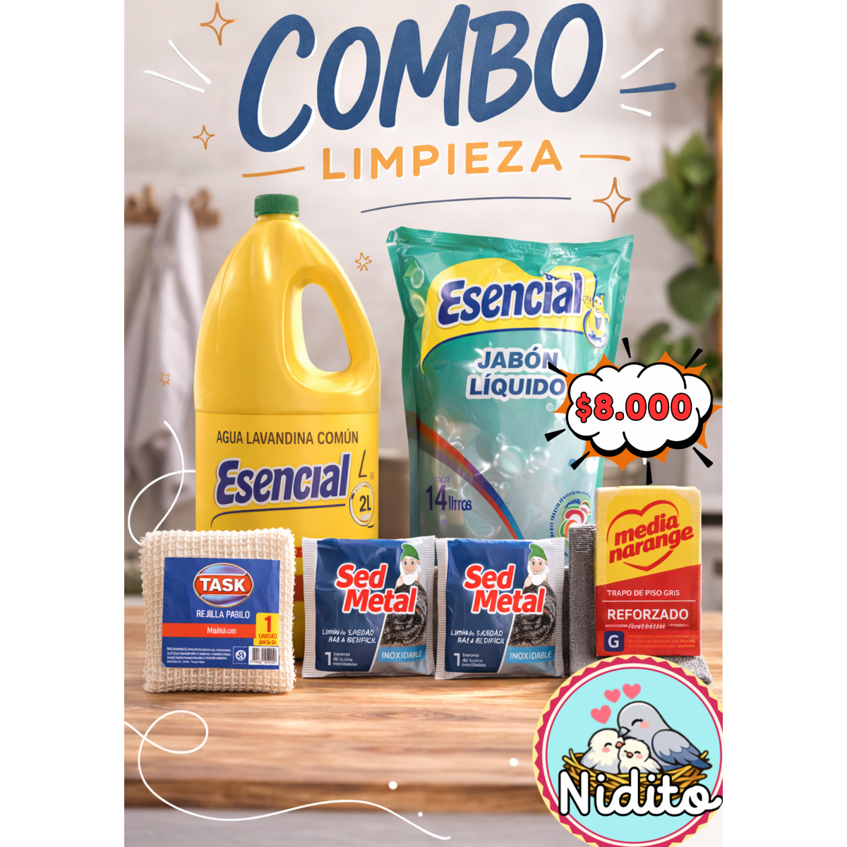 Combo limpieza