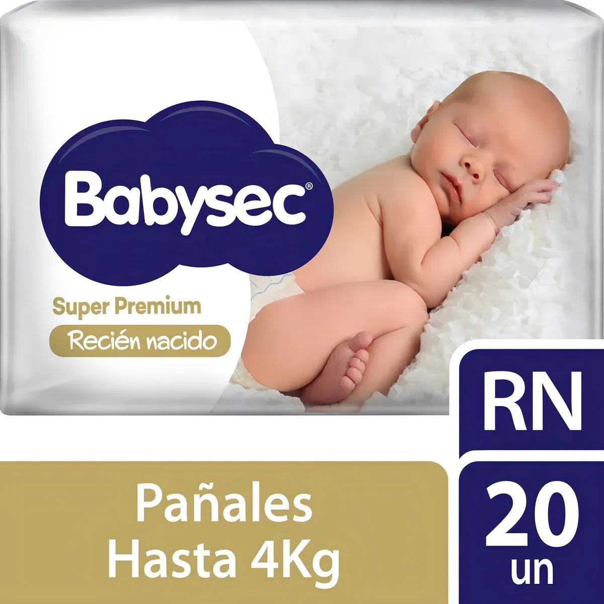 Pañales Babysec Recien Nacido Corte Umbilical Hasta 4kg Rn