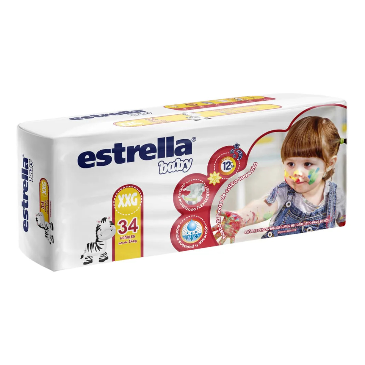 Pañales Estrella Baby Hiperpack Talle Xxg X 34 Un