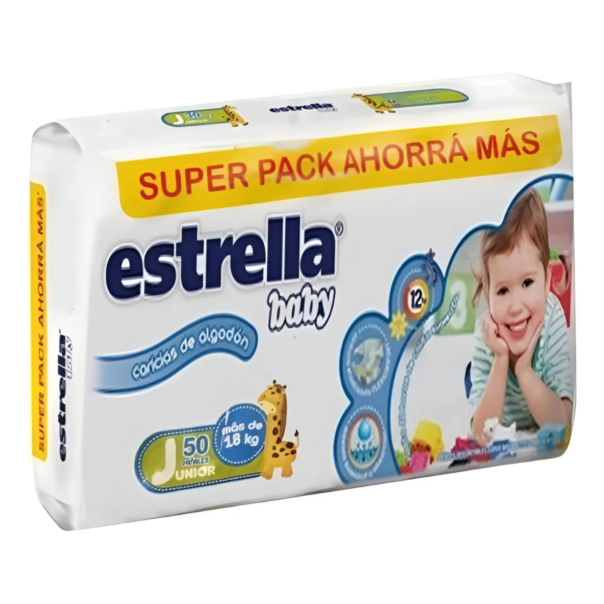 Pañales Estrella Baby Junior X 50 Unidades