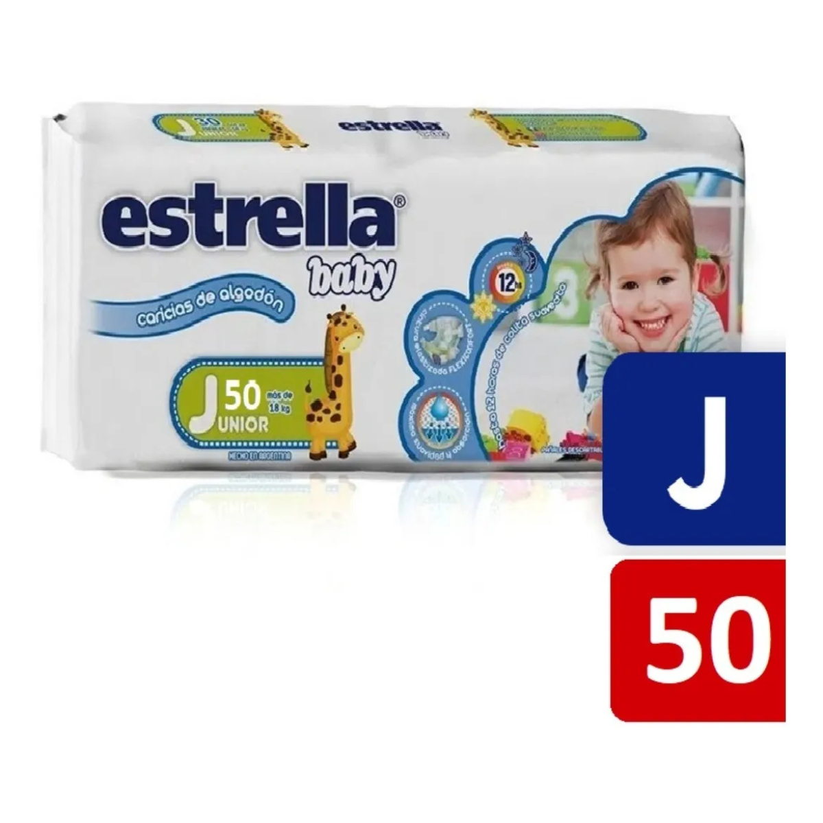 Pañales Estrella Baby Junior X 50 Unidades