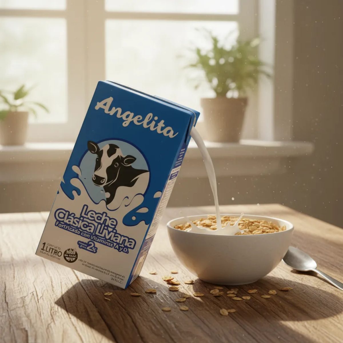 Leche Angelita Entera X 1lt