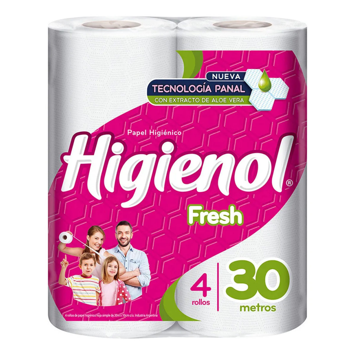Papel Higiénico Higienol 4 Rollos X 30 Metros