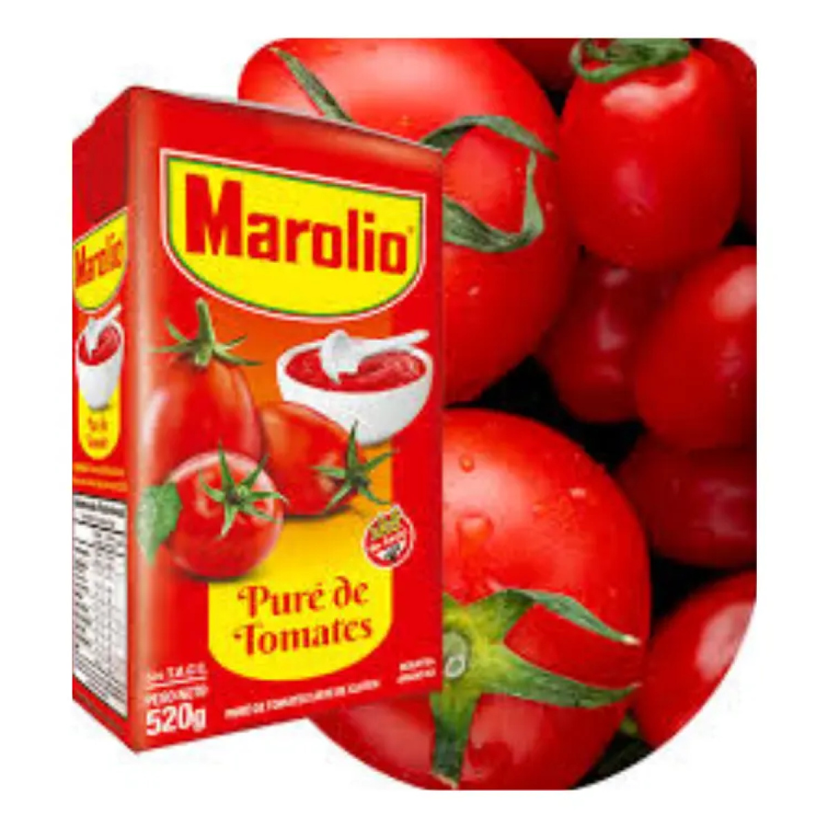 Puré de Tomates Marolio 520g x1