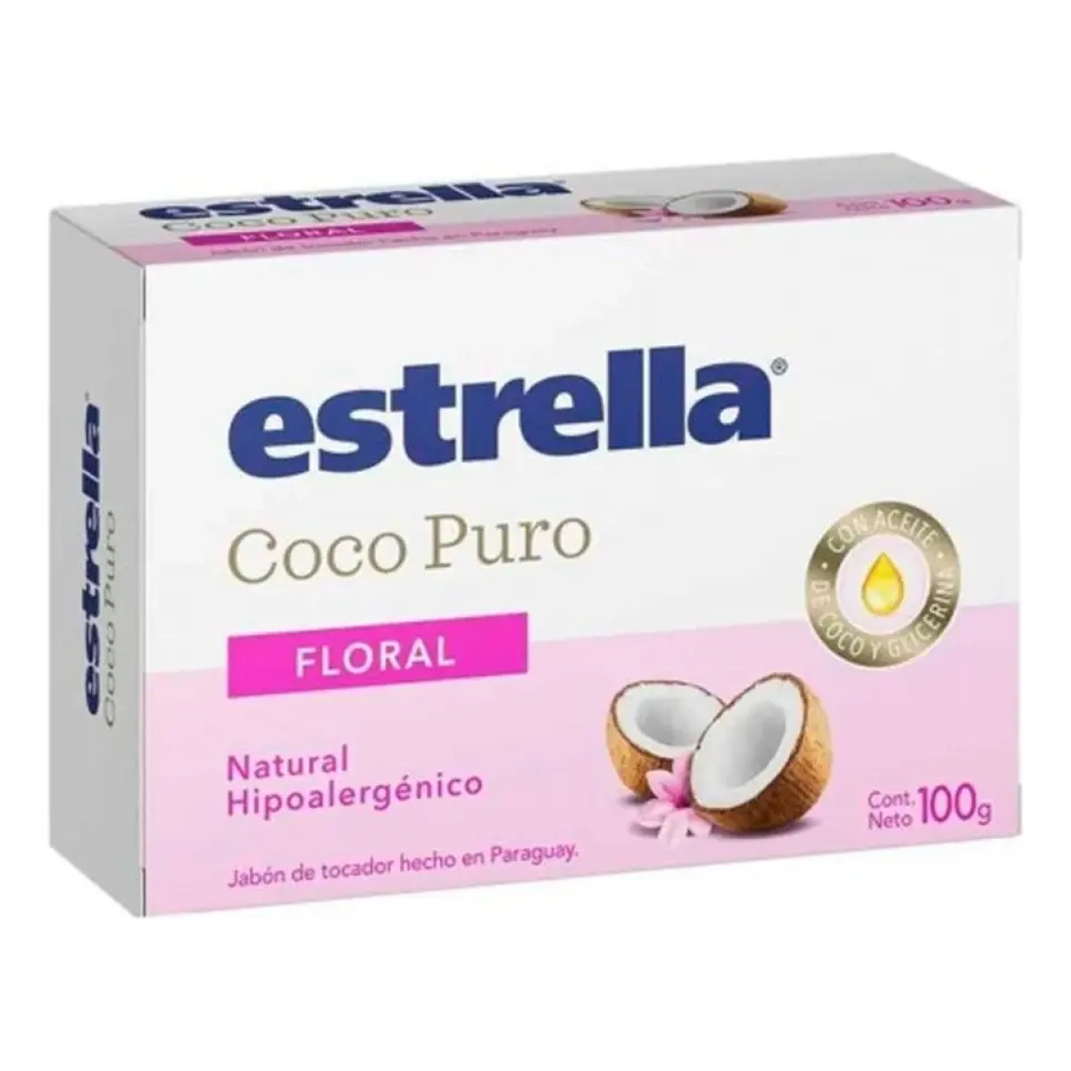 Jabón en barra Estrella Floral 100 g